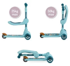 Momi Kiuru Blue 2-in-1 Step/Loopfiets HUBA00036 -Kleintje Wereld momi kiuru blue 2 in 1 step loopfiets huba00034 12