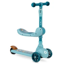 Momi Kiuru Blue 2-in-1 Step/Loopfiets HUBA00036 -Kleintje Wereld momi kiuru blue 2 in 1 step loopfiets huba00034 2