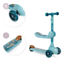 Momi Kiuru Blue 2-in-1 Step/Loopfiets HUBA00036 -Kleintje Wereld momi kiuru blue 2 in 1 step loopfiets huba00034 9