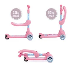 Momi Kiuru Pink 2-in-1 Step/Loopfiets HUBA00034 -Kleintje Wereld momi kiuru pink 2 in 1 step loopfiets huba00036 12