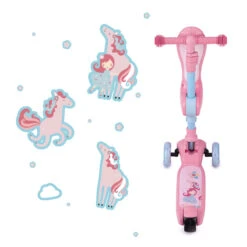 Momi Kiuru Pink 2-in-1 Step/Loopfiets HUBA00034 -Kleintje Wereld momi kiuru pink 2 in 1 step loopfiets huba00036 8