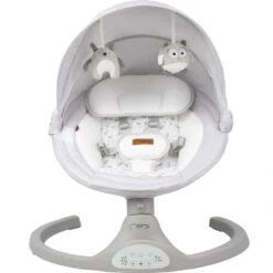 Momi Lami Light Grey Elektrische Babyschommel BULE00023 -Kleintje Wereld momi lami light grey elektrische babyschommel bule00023.4