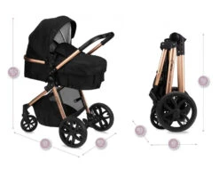 Momi Limuru Black 2-in-1 Combi Kinderwagen WOSP00029 -Kleintje Wereld momi limuru black 2 in 1 combi kinderwagen wosp00029 15