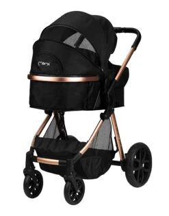 Momi Limuru Black 2-in-1 Combi Kinderwagen WOSP00029 -Kleintje Wereld momi limuru black 2 in 1 combi kinderwagen wosp00029 9