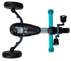 Momi Loris Grey/Turquoise 4-in-1 Ride-On Loopfiets ROBI00041 -Kleintje Wereld momi loris grey turquoise 4 in 1 ride on loopfiets robi00041 4