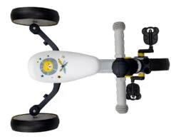 Momi Loris Grey/Yellow 4-in-1 Ride-On Loopfiets ROBI00040 -Kleintje Wereld momi loris grey yellow 4 in 1 ride on loopfiets robi00040 4 1