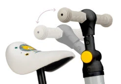 Momi Loris Grey/Yellow 4-in-1 Ride-On Loopfiets ROBI00040 -Kleintje Wereld momi loris grey yellow 4 in 1 ride on loopfiets robi00040 8 1