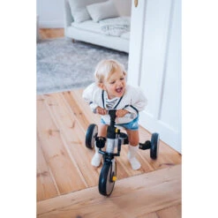 Momi Loris Grey/Yellow 4-in-1 Ride-On Loopfiets ROBI00040 -Kleintje Wereld momi loris loopfiets 3 2