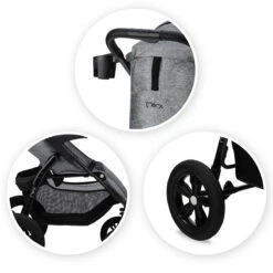Momi Miya Grey Wandelwagen WOSP00032 -Kleintje Wereld momi miya grey wandelwagen wosp00032 10