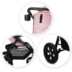 Momi Miya Pink Wandelwagen WOSP00031 -Kleintje Wereld momi miya pink wandelwagen wosp00031 10