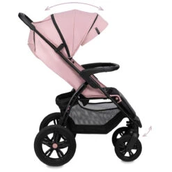 Momi Miya Pink Wandelwagen WOSP00031 -Kleintje Wereld momi miya pink wandelwagen wosp00031 7