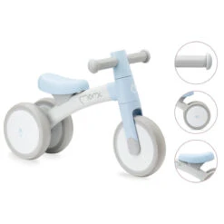 Momi Tedi Light Blue Mini Bike Loopfiets ROBI00037 -Kleintje Wereld momi tedi light blue mini bike loopfiets robi00037 5