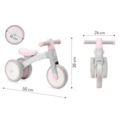 Momi Tedi Pink Mini Bike Loopfiets ROBI00036 -Kleintje Wereld momi tedi pink mini bike loopfiets robi00036 6