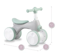 Momi Tobis Grey Ride-On Bubbles Loopfiets ROBI00043 -Kleintje Wereld momi tobis grey ride on bubbles loopfiets robi00043 10