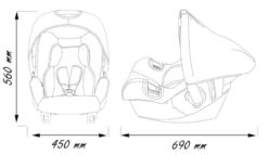 Nania Beone Universal Access Grey 0-13 Kg Autostoel ET572186X1 -Kleintje Wereld nania beone universal access grey 0 13 kg autostoel et572186x1 7