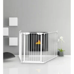 Noma Wit 5-Delige Kamerverdeler En Traphek Veiligheidshek 94047 -Kleintje Wereld noma wit 5 delige kamerverdeler en traphek veiligheidshek 94047 1