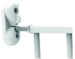 Noma Wit Metaal Uitschuifbaar Traphek/Veiligheidshek 93361 -Kleintje Wereld noma wit metaal uitschuifbaar traphek veiligheidshek 93361 2