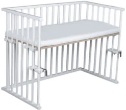Amal II Piccolo Wit Babywieg Aan Bed Incl. Matras