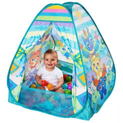 Playgro Convert Me Teepee Ball Activity Speelkleed P0187626 -Kleintje Wereld playgro teepee ball 3 in 1 activiteiten gym ballenbak 0187626 7