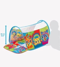 Playgro Honey Bee Bear Activity Tunnel Speelkleed P0186992 -Kleintje Wereld playgro honey bee bear activity tunnel speelkleed p0186992 1