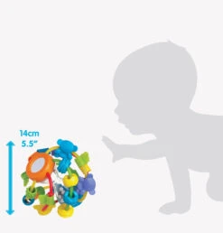 Playgro Play And Learn Ball Speelbal P4082679 -Kleintje Wereld playgro play and learn ball speelbal p4082679 6