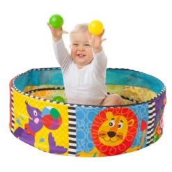 Playgro Play & Grow Activiteiten Speelkleed Ballenbak P0184007 -Kleintje Wereld playgro play grow activiteiten speelkleed ballenbak p0184007 3