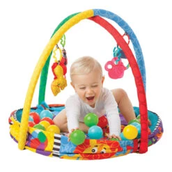 Playgro Play & Grow Activiteiten Speelkleed Ballenbak P0184007 -Kleintje Wereld playgro play grow activiteiten speelkleed ballenbak p0184007 6