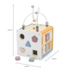 PolarB Houten 8-in-1 Activiteiten Box 44098 -Kleintje Wereld polarb houten 8 in 1 activiteiten box 4