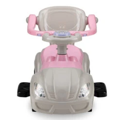 QKids Lolo Pink 2-in-1 Ride-on Loopauto QKIDS00006 -Kleintje Wereld qkids lolo pink 2 in 1 ride on loopauto qkids00006 5