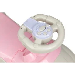 QKids Lolo Pink 2-in-1 Ride-on Loopauto QKIDS00006 -Kleintje Wereld qkids lolo pink 2 in 1 ride on loopauto qkids00006 6