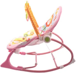 Eco Toys Pink Rabbit 0-18 Kg Wipstoel HC305581 -Kleintje Wereld roze infant to toddler wipstoel 1 1