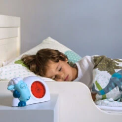 Zazu Sam Slaaptrainer Schaap Blauw Kinderwekker ZA-SAM-2 -Kleintje Wereld sam blue red