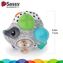 Sassy Bumpy Badger Educatieve Speelbal S80931 -Kleintje Wereld sassy bumpy badger educatieve speelbal 2