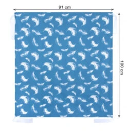 Sevibaby Blue Feathers Baby Hangmatje 576-91 -Kleintje Wereld sevibaby blue feathers baby hangmatje 2