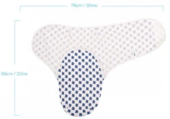 Sevibaby Blue Flower Jersey Inbakerdoek 118-170 -Kleintje Wereld sevibaby blue flower jersey inbakerdoek 118 170 4