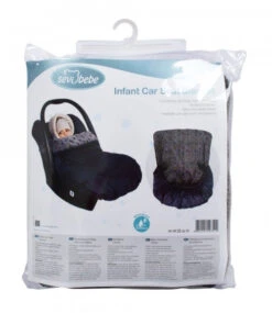 Sevibaby Grijs Groep 0 Universele Autostoel Voetenzak 351 -Kleintje Wereld sevibaby grijs groep 0 universele autostoel voetenzak 351 4
