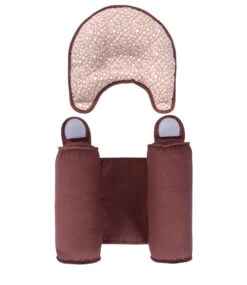 Sevibaby Pink Flowers Steunkussen Met Hoofdkussentje 33-153 -Kleintje Wereld sevibaby pink flowers steunkussen met hoofdkussentje 2