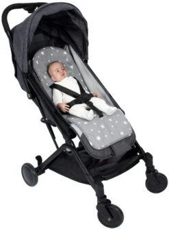 Sevibaby Star Grijs Wandelwagen/Buggy Inlegkussen 43-13 -Kleintje Wereld sevibaby star grijs wandelwagen buggy inlegkussen 43 13 3