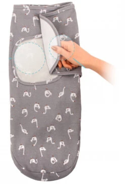 Sevibaby Swan Jersey Inbakerdoek 118-70 -Kleintje Wereld sevibaby swan jersey inbakerdoek 118 70 3