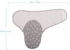 Sevibaby Swan Jersey Inbakerdoek 118-70 -Kleintje Wereld sevibaby swan jersey inbakerdoek 118 70 5