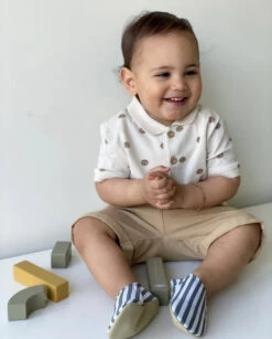 Slipstop Lilac Botanical Maat 18-20 (INF) Schoentjes SS50000020 -Kleintje Wereld slipstop schoentjes sfeerfoto 11