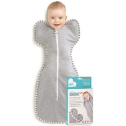 Love To Dream Swaddle Up 1.0 Grey Small 3-6 Kg Inbakerslaapzak L1001001GRS -Kleintje Wereld su original hero grey hi res cmyk 2