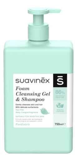 Suavinex Baby 750ml Foam Gel & Shampoo SXZCOS066884