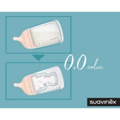 Suavinex Zero.Zero 180ml Newborn Starter Set SXZBRF079235 -Kleintje Wereld suavinex zer .zer anti colic zuigfles 2 3