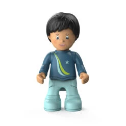 Toddys Dave Divey Educatieve Modulaire Speelgoedauto Met Pop TO-0105 -Kleintje Wereld toddys dave divey educatieve modulaire speelgoedauto met pop 5