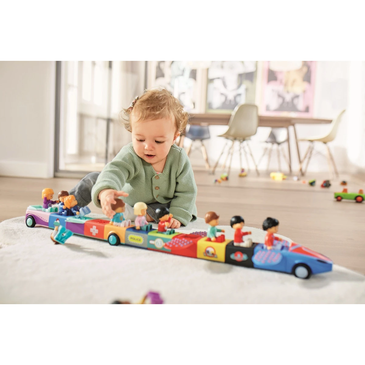 Toddys Conny Cloudy Educatieve Modulaire Speelgoedauto Met Pop TO-0109 11 Toddys Conny Cloudy Educatieve Modulaire Speelgoedauto Met Pop TO-0109 - Afbeelding 9