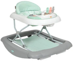 Topmark Jean Mint 2 In 1 Loopstoel Met Schommelfunctie T6077.GREEN05 -Kleintje Wereld topmark jean mint 2 in 1 loopstoel met schommelfunctie 2