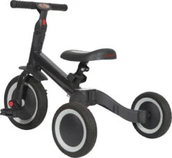 Topmark Kaya Antraciet 4-in-1 Loopfiets T6079.antra06 -Kleintje Wereld topmark kaya antraciet 4 in 1 loopfiets t6079.antra06 1