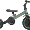 Topmark Kaya Olijf Groen 4-in-1 Loopfiets T6079.green06 -Kleintje Wereld topmark kaya olijf groen 4 in 1 loopfiets t6079.green06