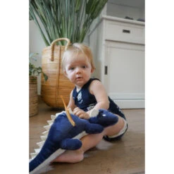 Tryco Draak Diego 38 Cm Knuffel TR-243331 -Kleintje Wereld tr 243331 cuddly toy dragon diego 06